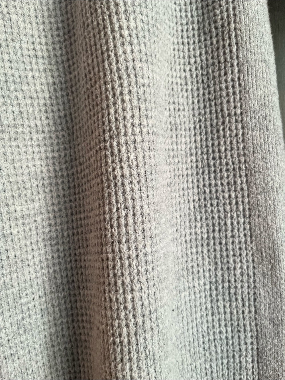 Aerie Cozy Up Waffle Knit Skater Pants Oversized Loungewear Heather Gray Large - Picture 8 of 13